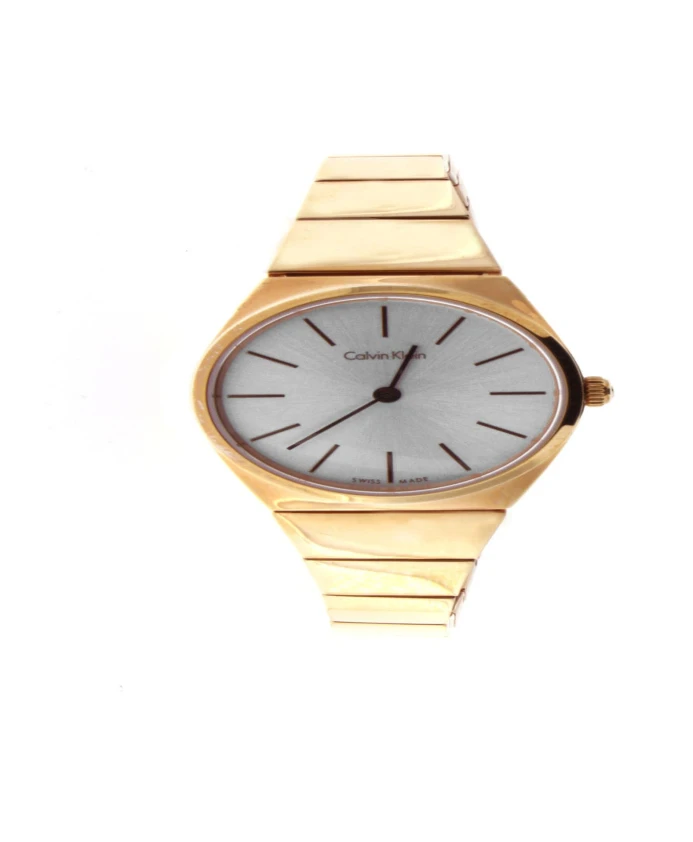 Кварцевые часы с серебряным циферблатом и ремешком из розового золота. Calvin Klein, желтый
Кварцевые часы с серебряным циферблатом и ремешком из розового золота. Calvin Klein, желтый