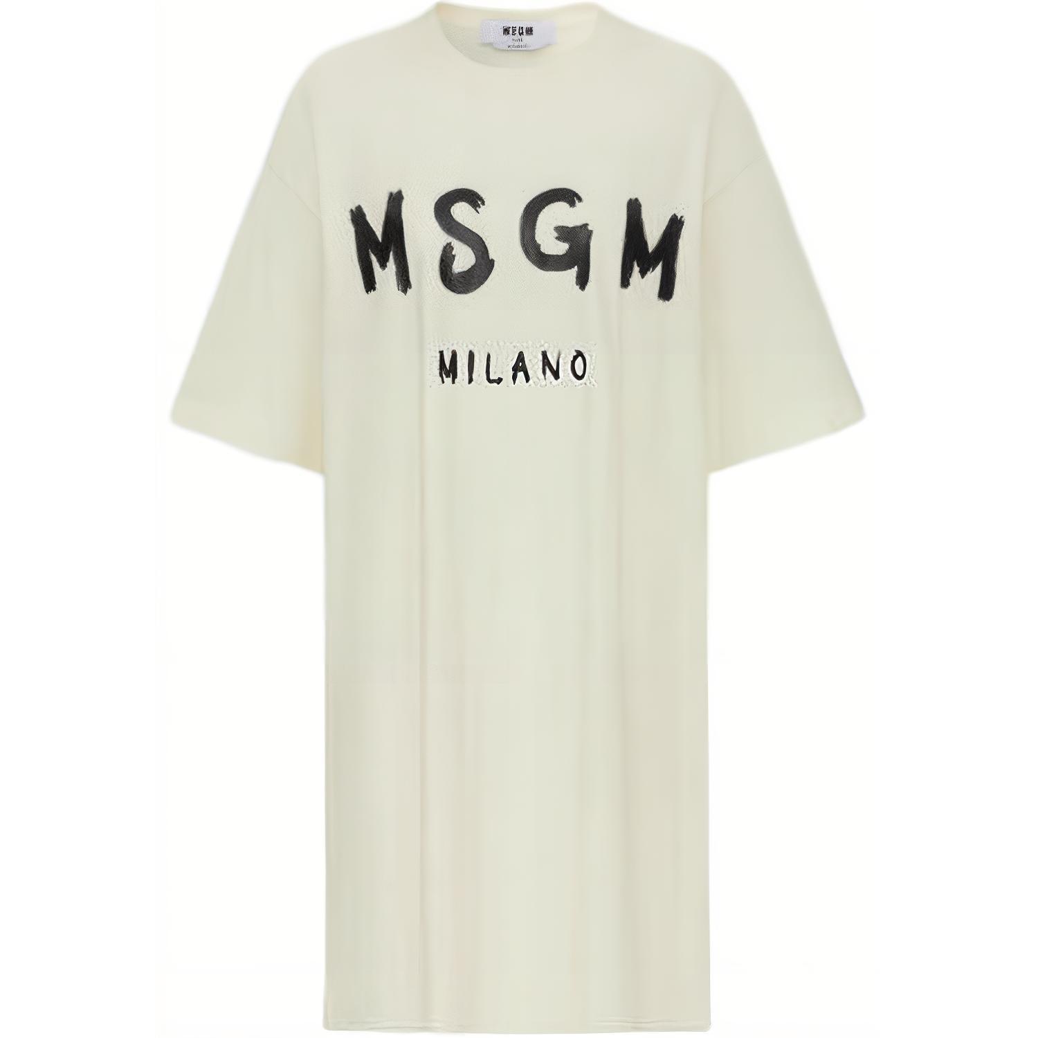 MSGM Короткое платье с короткими рукавами женское cream
MSGM Короткое платье с короткими рукавами женское cream