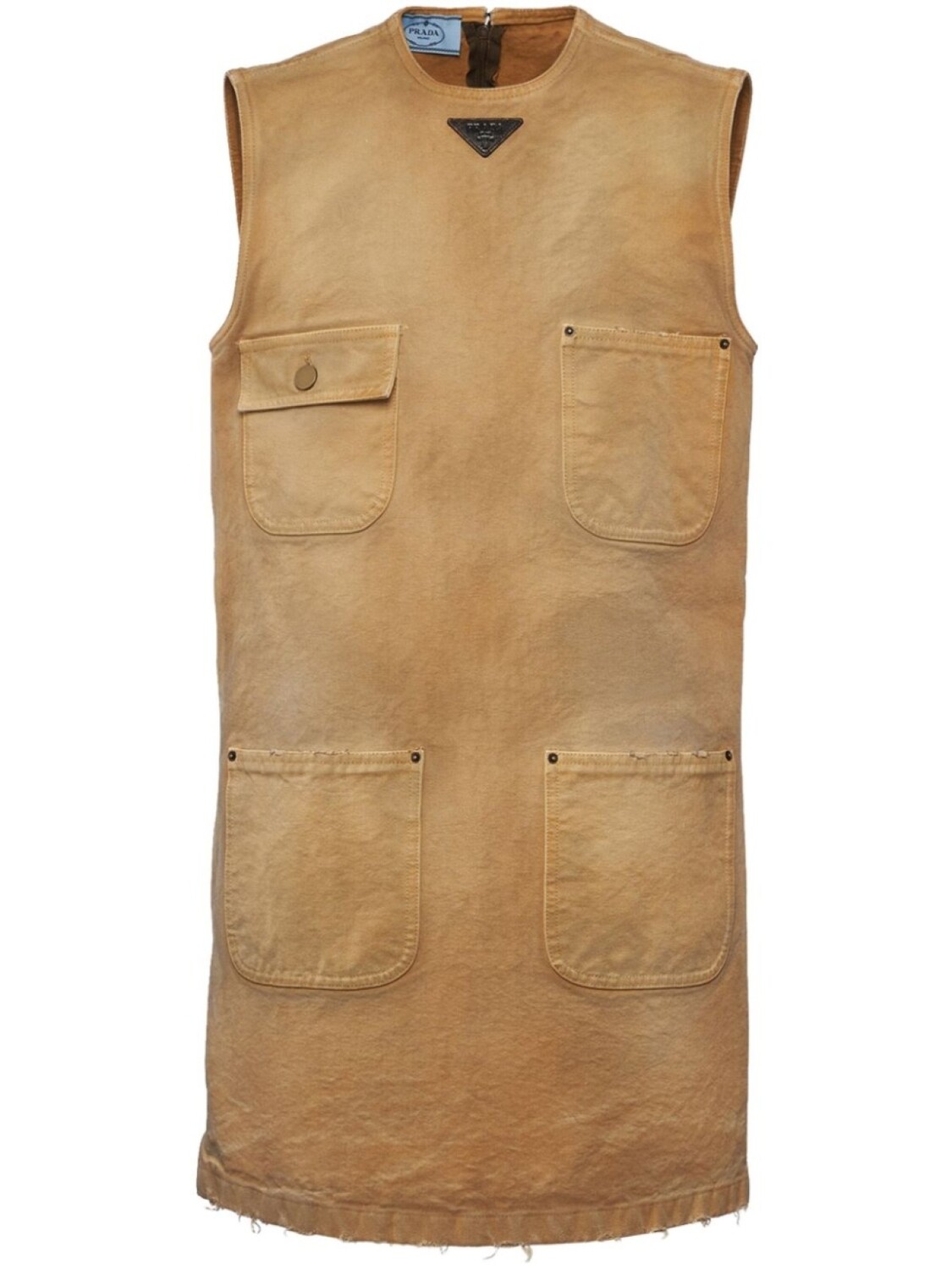 Платье мини с логотипом Prada, бежевый
Платье мини с логотипом Prada, бежевый