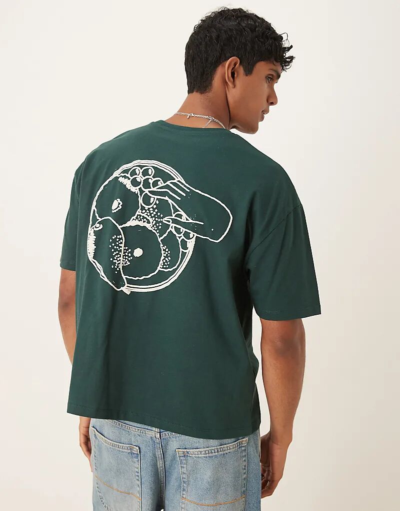 Футболка свободного кроя ASOS DESIGN с летней графикой темно-зеленого цвета
Футболка свободного кроя ASOS DESIGN с летней графикой темно-зеленого цвета