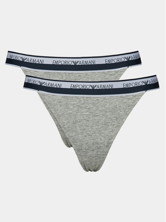 Набор из 2 стрингов Emporio Armani Underwear, серый
Набор из 2 стрингов Emporio Armani Underwear, серый