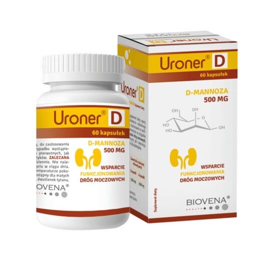 Uroner D, Добавка , 60 капсул Biovena
Uroner D, Добавка , 60 капсул Biovena