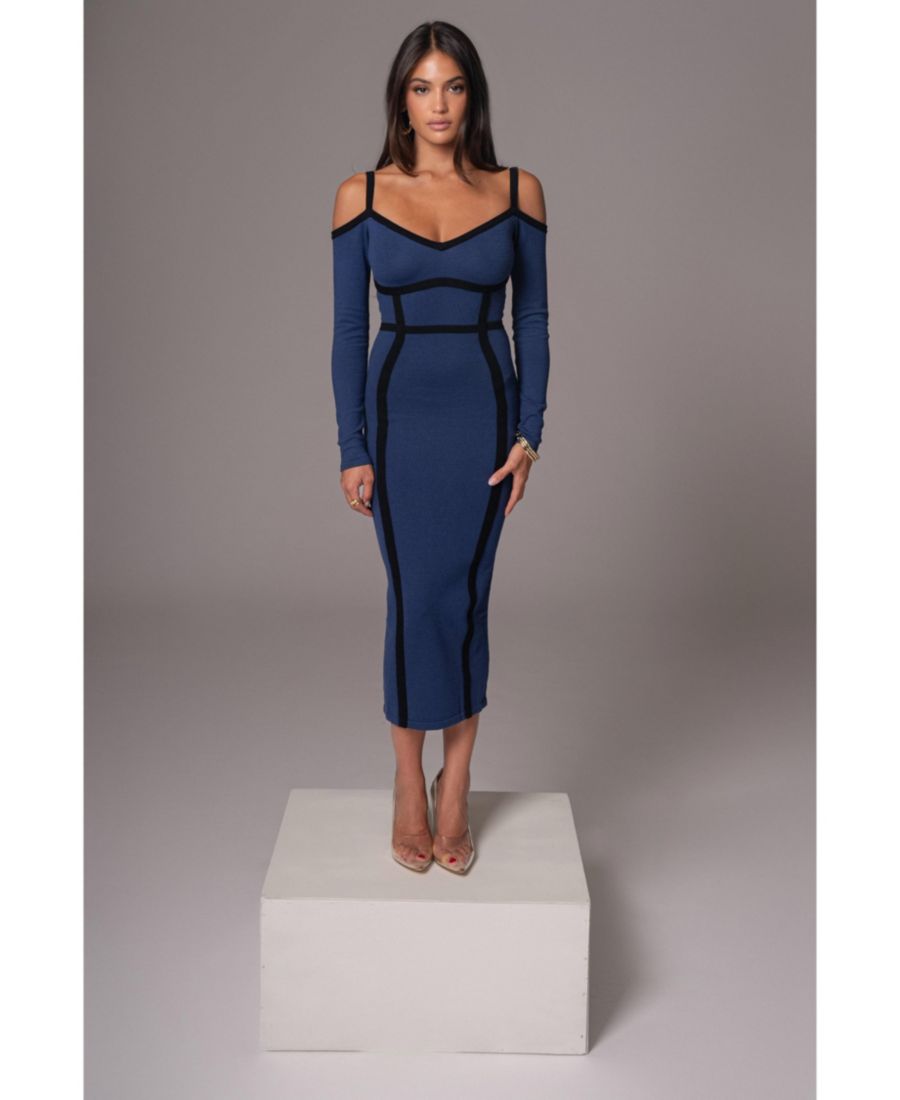 Вязаное платье миди Debora JLUXLABEL, Blue
Вязаное платье миди Debora JLUXLABEL, Blue