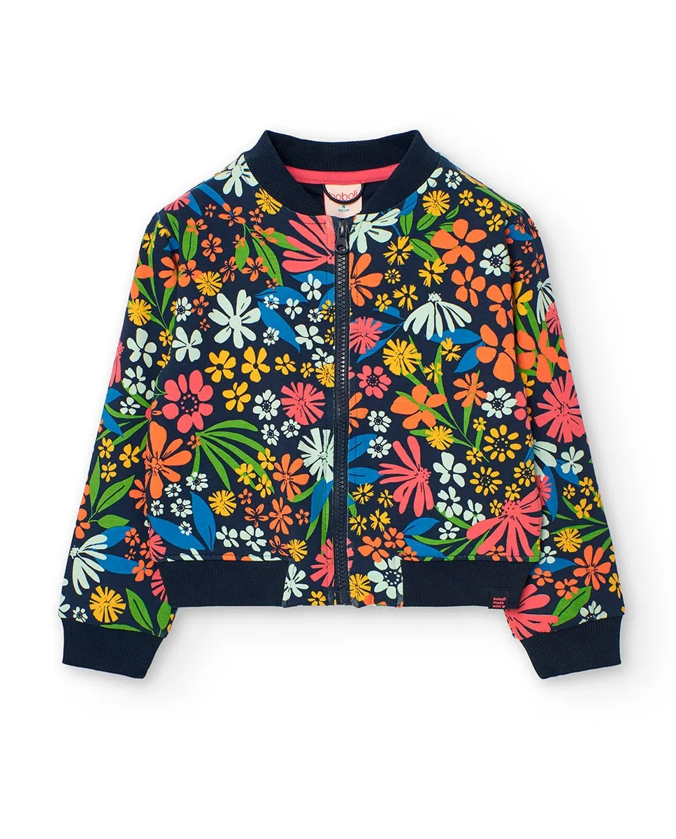 Куртка-бомбер для девочки с цветочным принтом и застежкой-молнией Boboli, многоцветный
Куртка-бомбер для девочки с цветочным принтом и застежкой-молнией Boboli, многоцветный