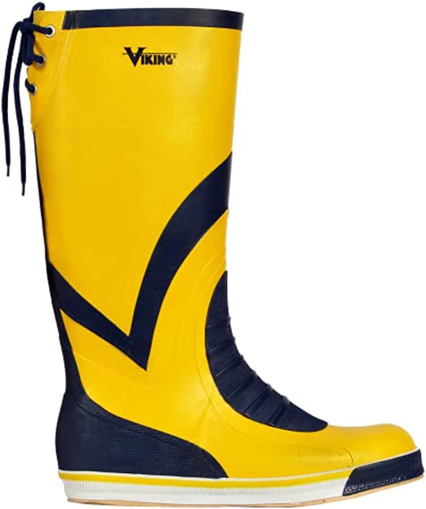 Сапоги Viking Mariner 16 для палубы - прочные водонепроницаемые резиновые сапоги для мужчин и женщин с противоскользящей подошвой, желтый
Сапоги Viking Mariner 16 для палубы - прочные водонепроницаемые резиновые сапоги для мужчин и женщин с противоскользящей подошвой, желтый
