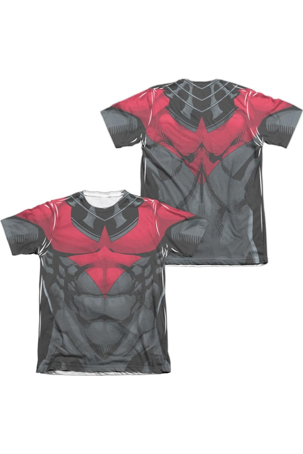 Футболка / футболка Batman Nightwing Red Uniform (принт спереди/сзади) для взрослых из полиэстера/хлопка с коротким рукавом Gildan
Футболка / футболка Batman Nightwing Red Uniform (принт спереди/сзади) для взрослых из полиэстера/хлопка с коротким рукавом Gildan