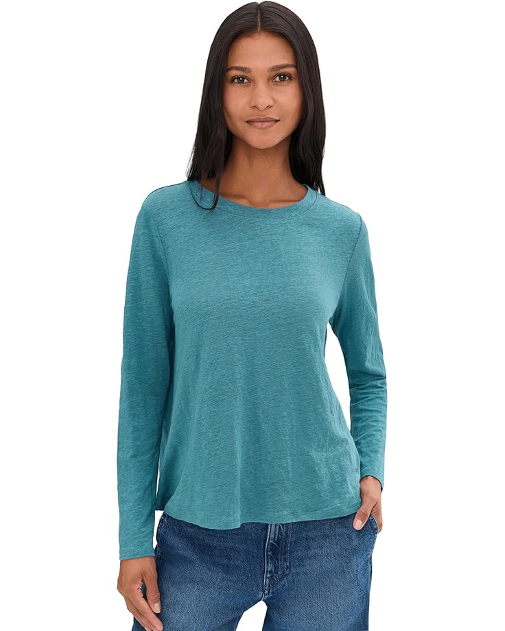 Женская футболка с длинным рукавом и круглым вырезом Eileen Fisher Organic Linen Jersey, River
Женская футболка с длинным рукавом и круглым вырезом Eileen Fisher Organic Linen Jersey, River