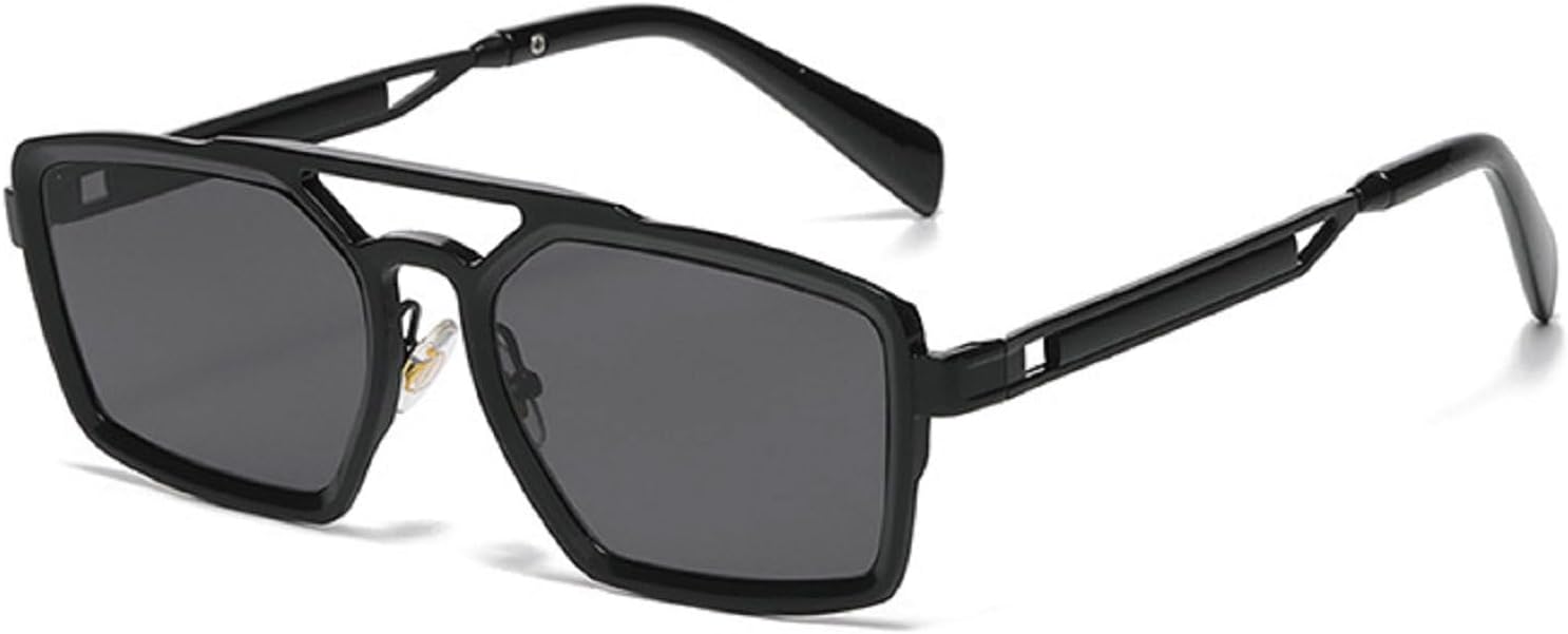 Солнцезащитные очки в стиле ретро квадратной формы для женщин, модные солнцезащитные очки с двойной перемычкой и металлической оправой, в стиле 90-х, мужские солнцезащитные очки-пилот mincl, Blackk
Солнцезащитные очки в стиле ретро квадратной формы для женщин, модные солнцезащитные очки с двойной перемычкой и металлической оправой, в стиле 90-х, мужские солнцезащитные очки-пилот mincl, Blackk