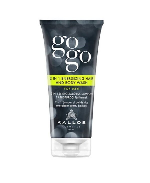 Kallos, GoGo, шампунь для волос и гель для тела 2в1, 200 мл
Kallos, GoGo, шампунь для волос и гель для тела 2в1, 200 мл