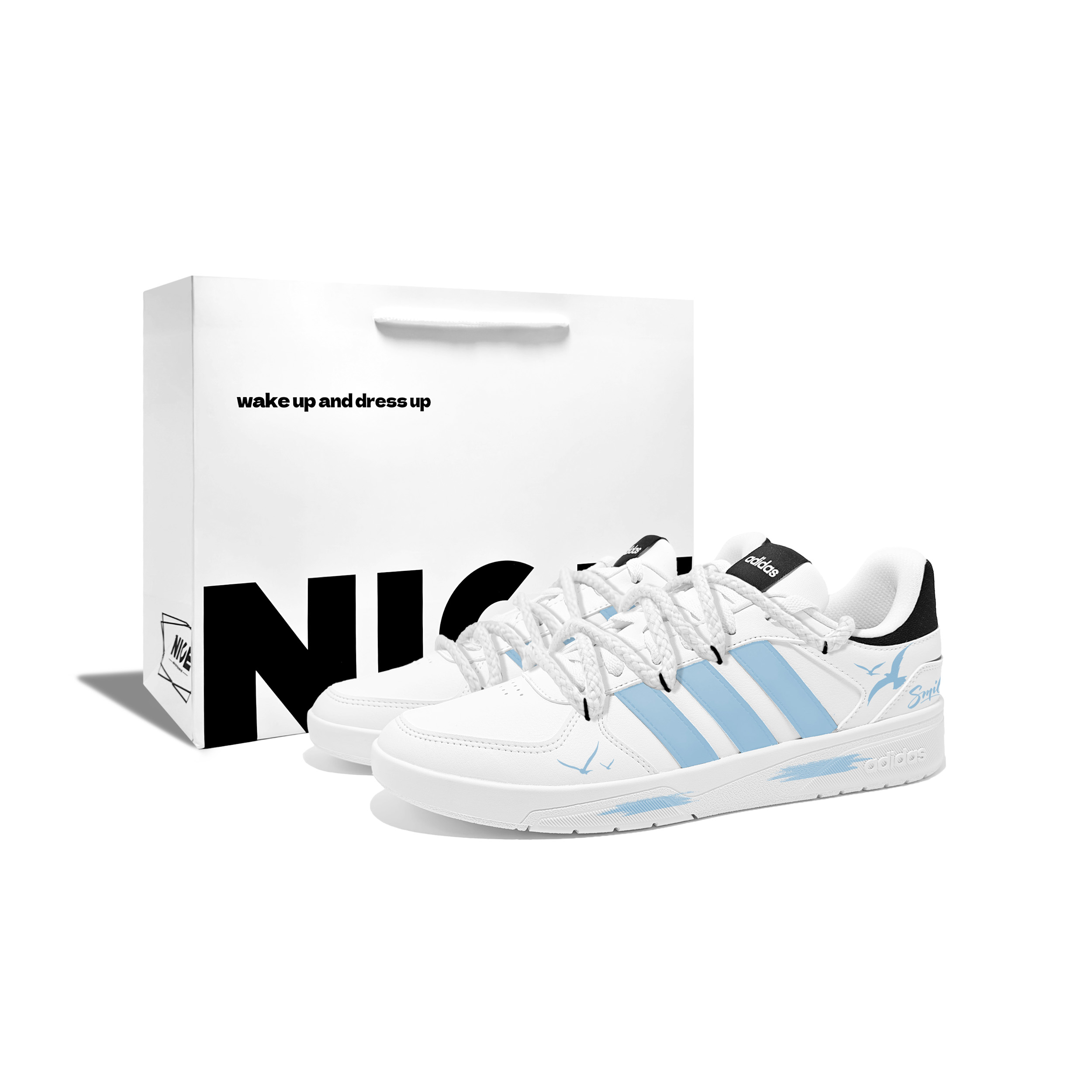 Adidas Neo Кроссовки для скейтбординга Courtbeat Wings Of The Sea из синтетической кожи, износостойкие, нескользящие, низкие
Adidas Neo Кроссовки для скейтбординга Courtbeat Wings Of The Sea из синтетической кожи, износостойкие, нескользящие, низкие