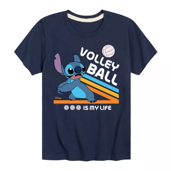 Футболка с принтом «Волейбол — моя жизнь» от Лило и Стич для мальчиков 8-20 лет Disney, синий
Футболка с принтом «Волейбол — моя жизнь» от Лило и Стич для мальчиков 8-20 лет Disney, синий