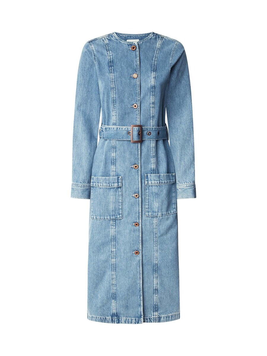 Платье-рубашка Pepe Jeans Scottie, синий деним
Платье-рубашка Pepe Jeans Scottie, синий деним