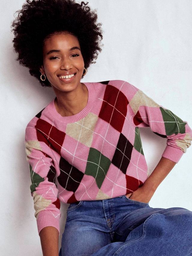 Свитер из чистого кашемира Lydia Argyle Boden, Pink/Multi
Свитер из чистого кашемира Lydia Argyle Boden, Pink/Multi