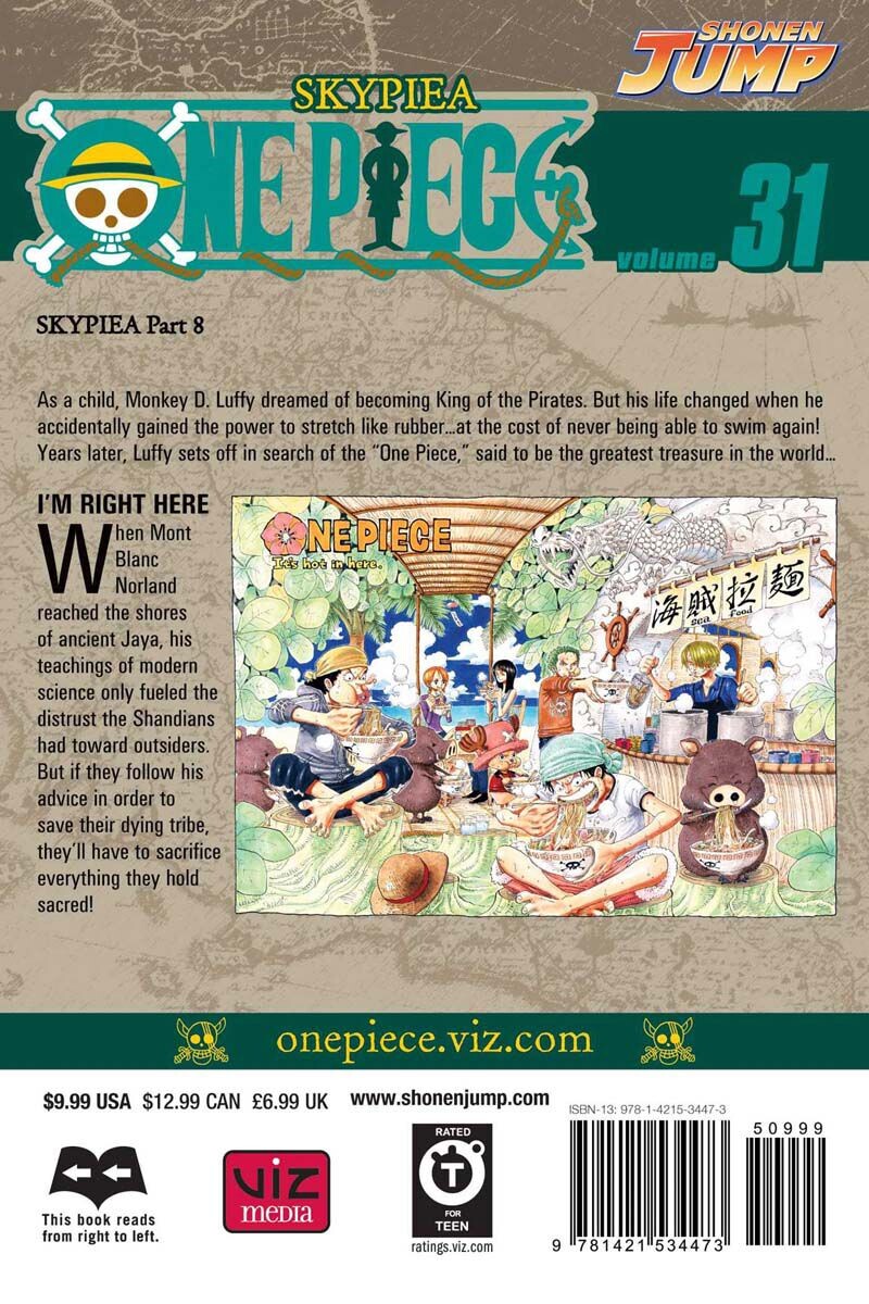 Манга One Piece Manga Volume 31
Манга One Piece Manga Volume 31