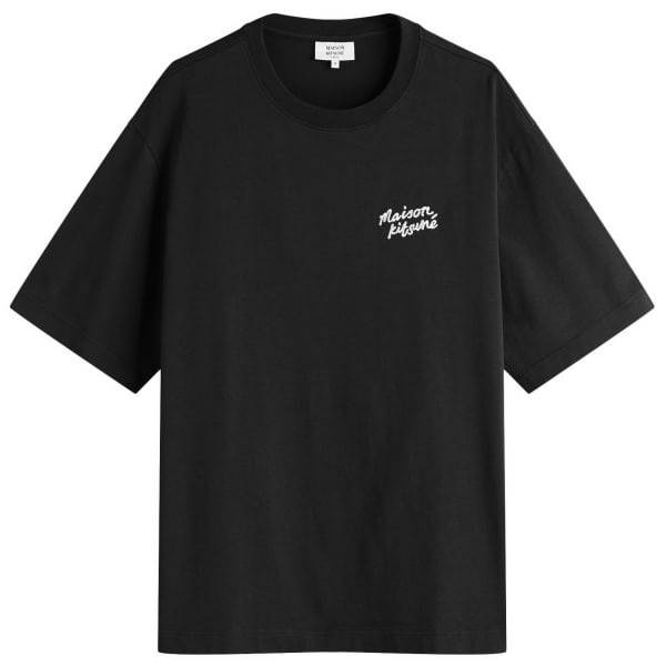 Футболка большого размера с вышивкой от руки Maison kitsune Maison Kitsuné, черный
Футболка большого размера с вышивкой от руки Maison kitsune Maison Kitsuné, черный