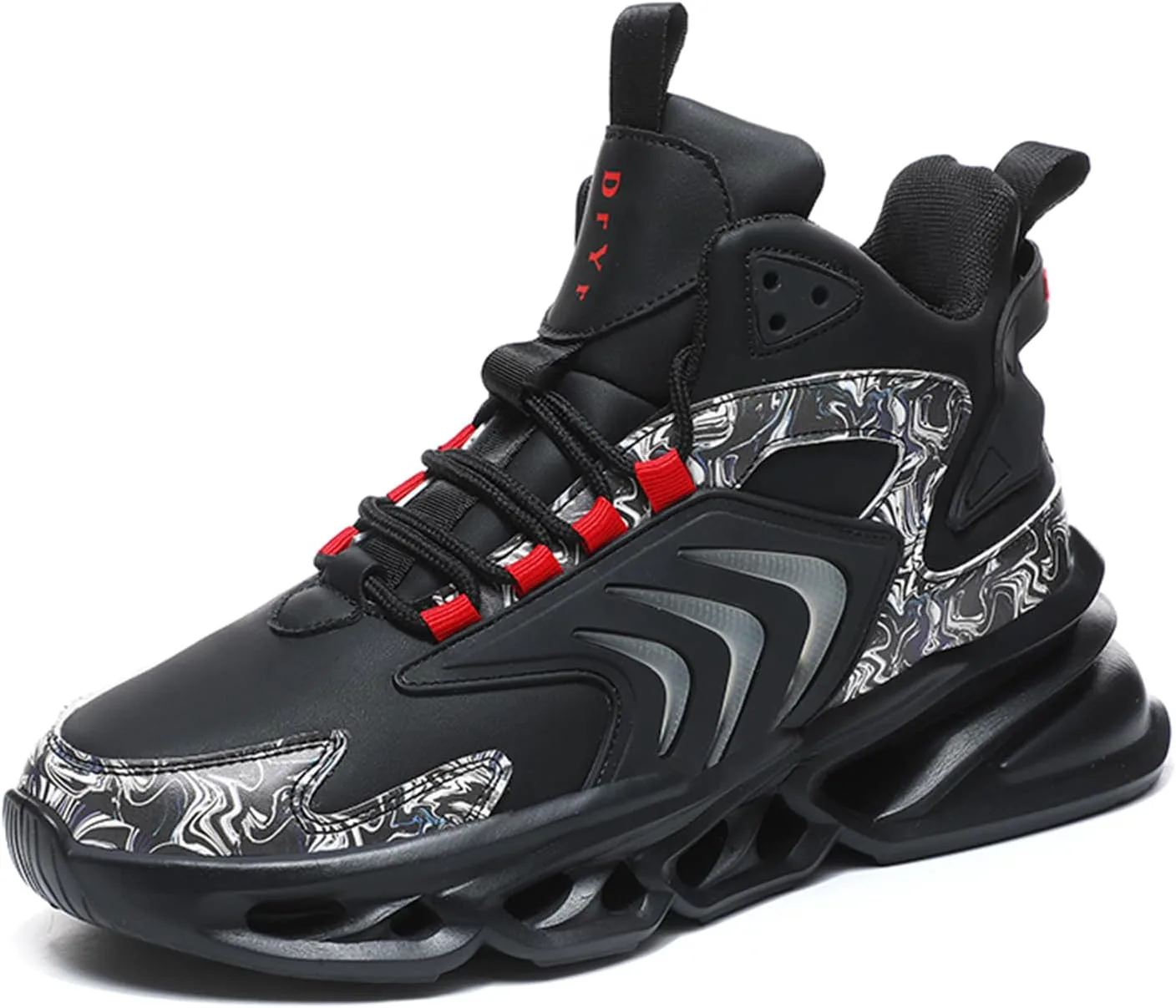 Мужские высокие массивные кроссовки Легкие беговые кроссовки Кожаная спортивная повседневная обувь для ходьбы SPWAGYM, черный
Мужские высокие массивные кроссовки Легкие беговые кроссовки Кожаная спортивная повседневная обувь для ходьбы SPWAGYM, черный