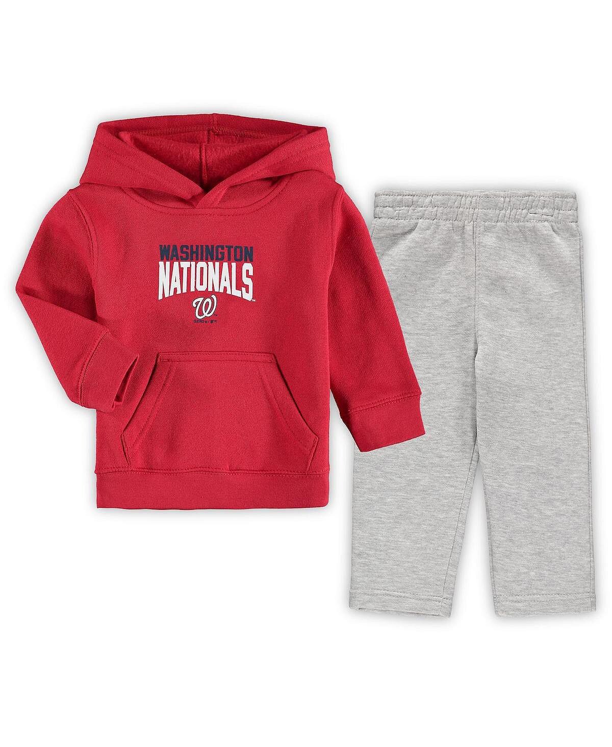 Комплект из флисовой толстовки с капюшоном и брюк Washington Nationals Outerstuff, красный/серый
Комплект из флисовой толстовки с капюшоном и брюк Washington Nationals Outerstuff, красный/серый