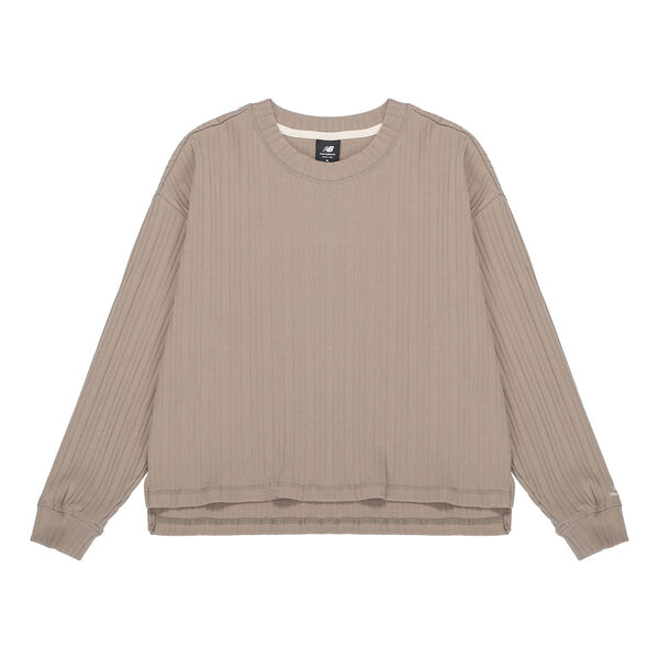 Свитер повседневный ребристый трикотажный топ New Balance, коричневый
Свитер повседневный ребристый трикотажный топ New Balance, коричневый