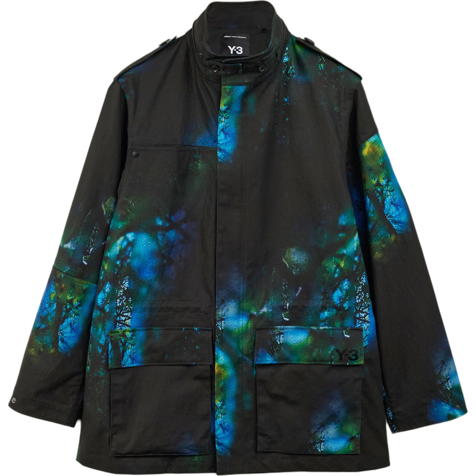 Adidas With AdiClub Y 3 Aop Field Jacket, Black
Adidas With AdiClub Y 3 Aop Field Jacket, Black