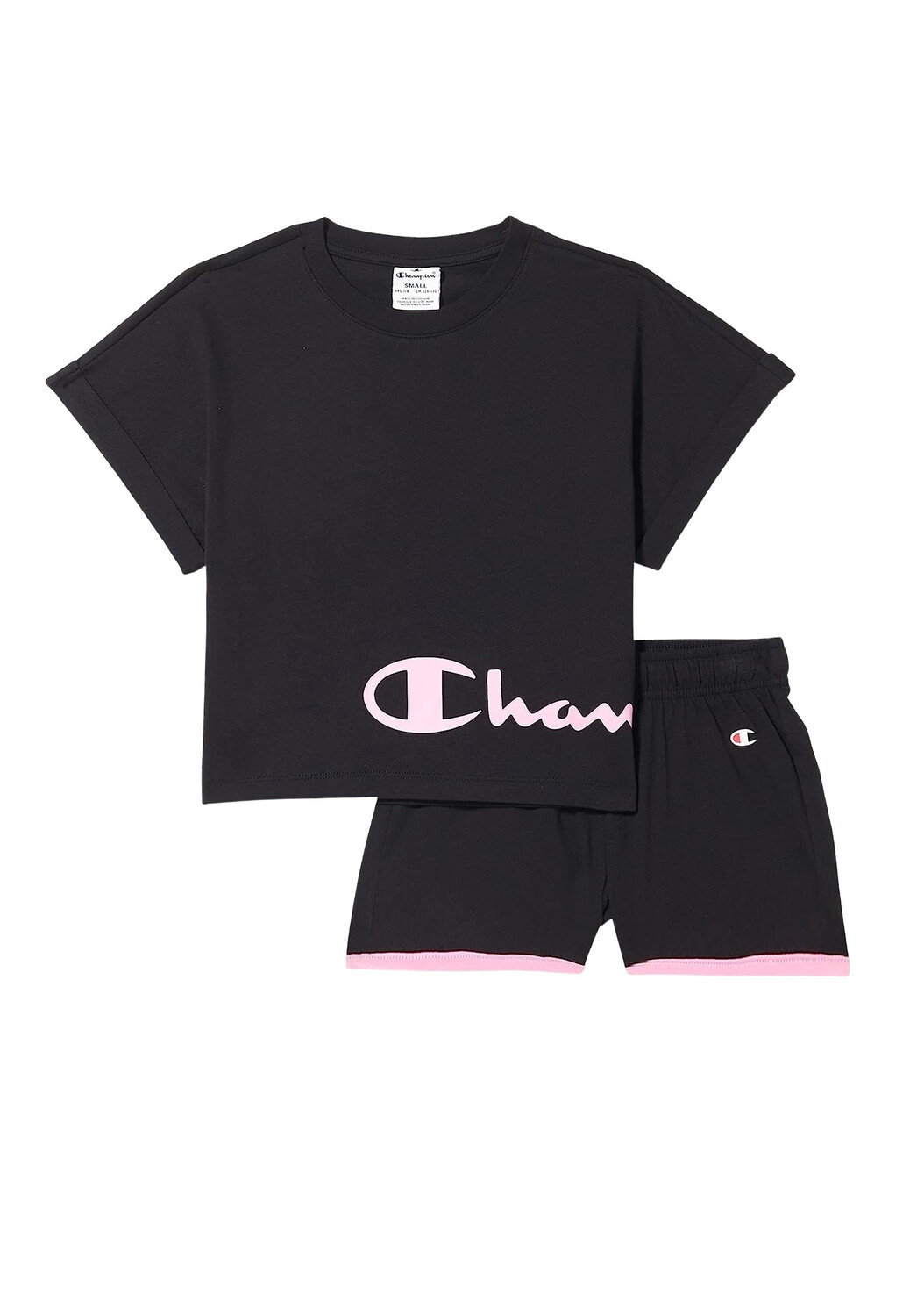 Комбинезон Champion Set 'T-Shirt und Shorts', черный
Комбинезон Champion Set 'T-Shirt und Shorts', черный