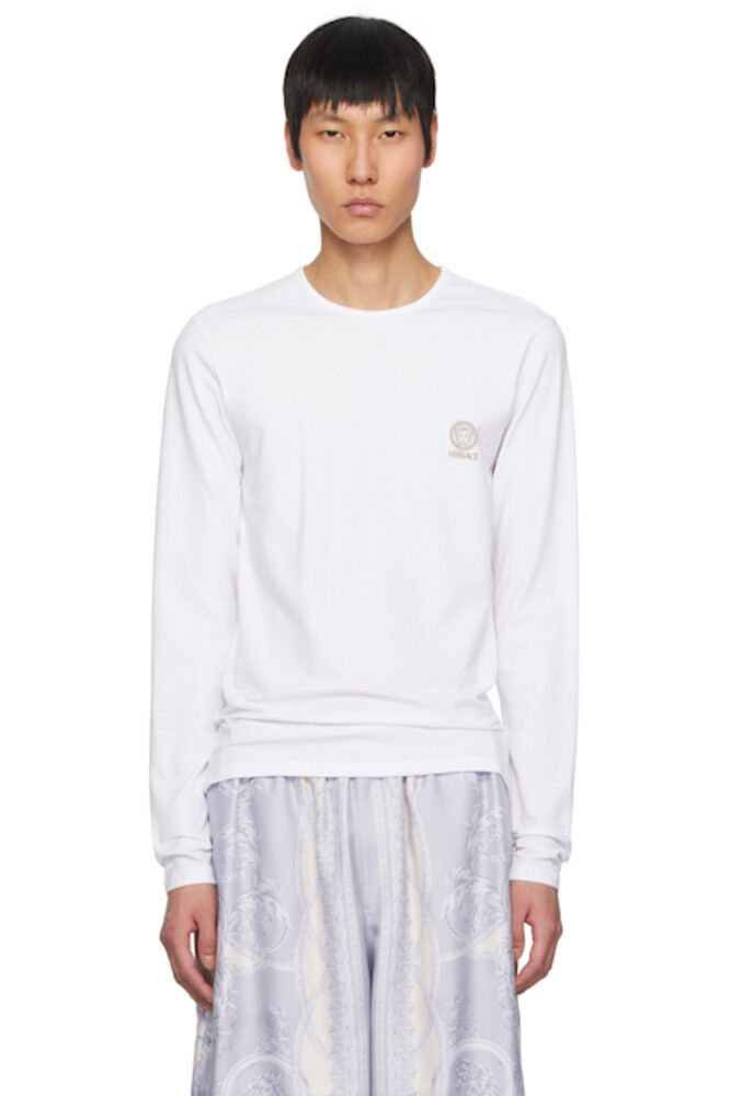 Белая футболка с длинным рукавом «Медуза» Versace Underwear
Белая футболка с длинным рукавом «Медуза» Versace Underwear