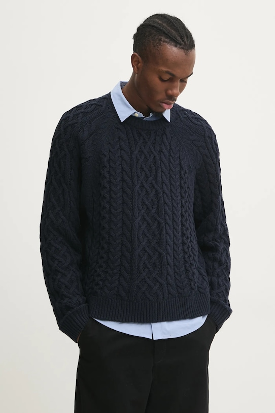 Свитер Abercrombie & Fitch, темно-синий 
Свитер Abercrombie & Fitch, темно-синий