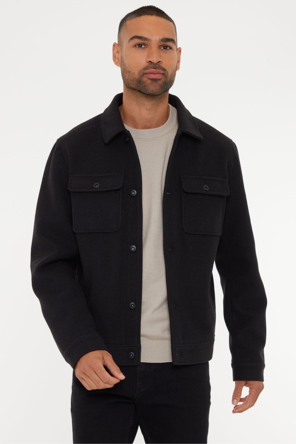 Кофта с начесом и застежкой на пуговицы Threadbare, черный
Кофта с начесом и застежкой на пуговицы Threadbare, черный