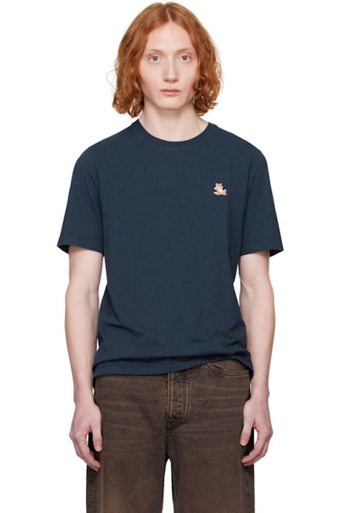 Футболка Navy Chillax Fox Patch Regular Maison Kitsuné
Футболка Navy Chillax Fox Patch Regular Maison Kitsuné