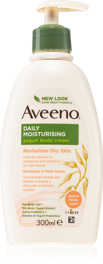 Ежедневный увлажняющий йогуртовый крем для тела Aveeno, apricot & yoghurt 300 мл
Ежедневный увлажняющий йогуртовый крем для тела Aveeno, apricot & yoghurt 300 мл