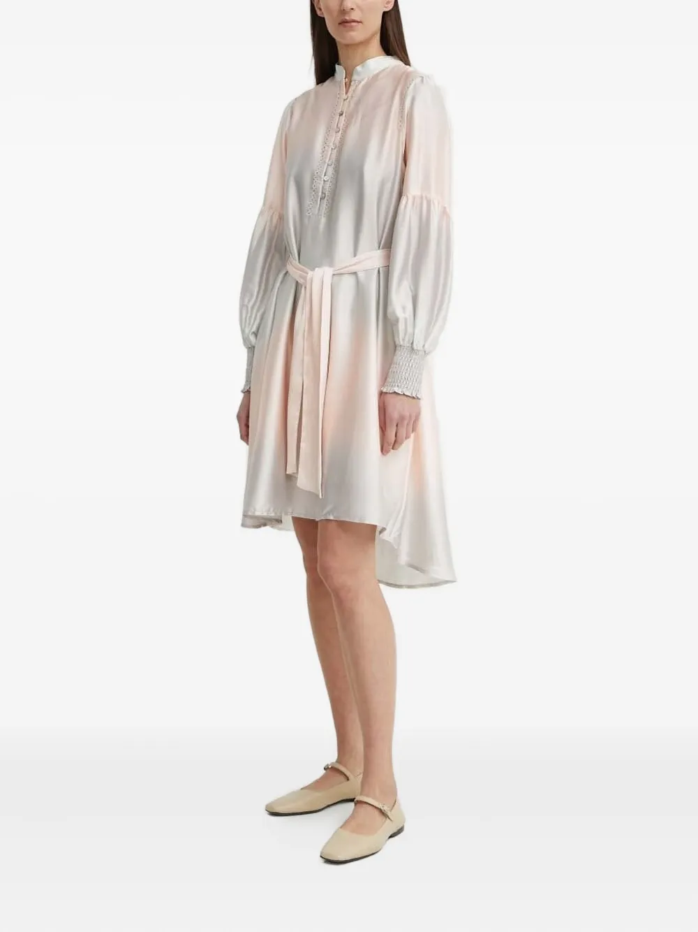 Платье с объемными рукавами и поясом Bruuns Bazaar, розовый
Платье с объемными рукавами и поясом Bruuns Bazaar, розовый