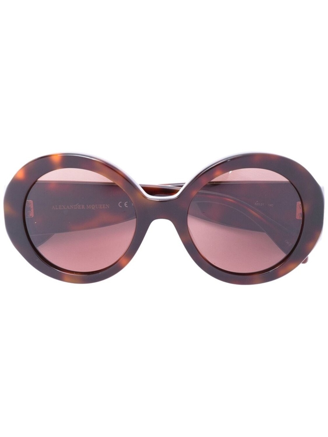 Солнцезащитные очки в круглой оправе с заклепками Alexander McQueen Eyewear, коричневый
Солнцезащитные очки в круглой оправе с заклепками Alexander McQueen Eyewear, коричневый