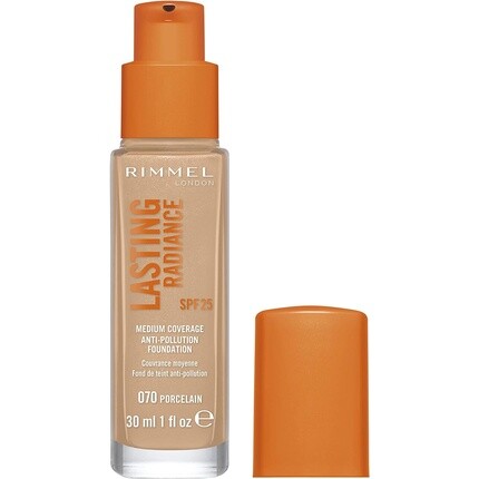 Тональный крем Lasting Radiance SPF25 070 Фарфор, 30 мл Rimmel 
Тональный крем Lasting Radiance SPF25 070 Фарфор, 30 мл Rimmel