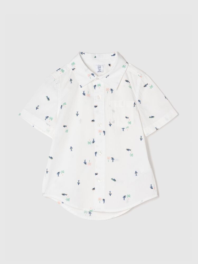 Рубашка с рисунком Gap, белый
Рубашка с рисунком Gap, белый