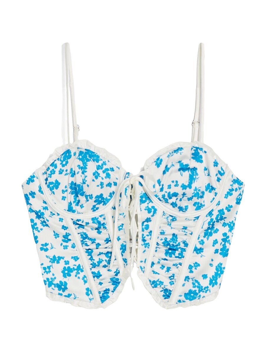 Топ Bershka, синий
Топ Bershka, синий