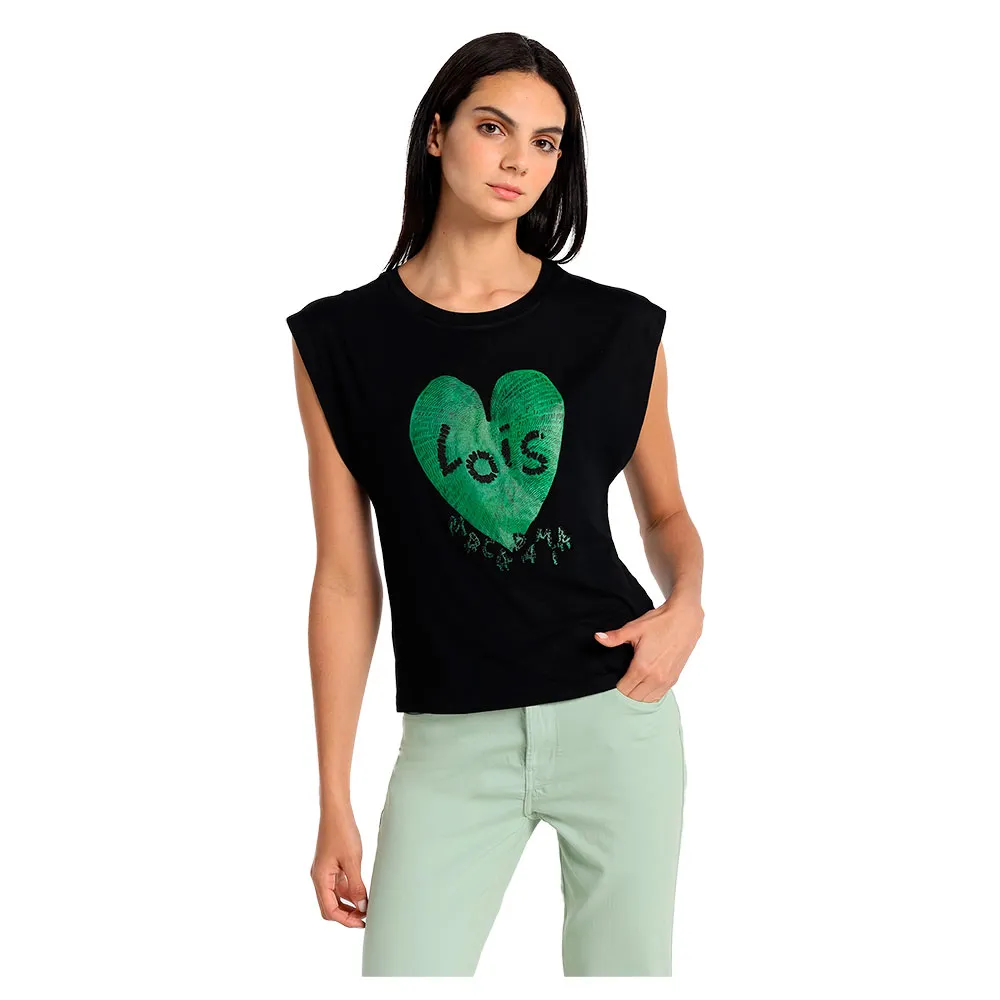 Футболка без рукавов Lois Jeans 11221, черный
Футболка без рукавов Lois Jeans 11221, черный