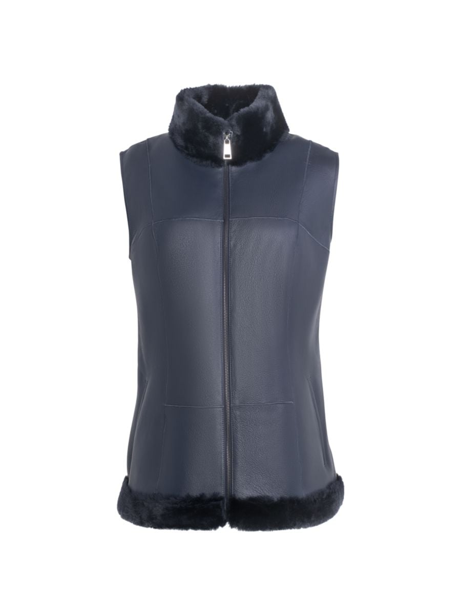 Жилет из искусственной овчины с воротником-стойкой Made For Generations Ultralite на молнии WOLFIE FURS, цвет Navy Blue
Жилет из искусственной овчины с воротником-стойкой Made For Generations Ultralite на молнии WOLFIE FURS, цвет Navy Blue