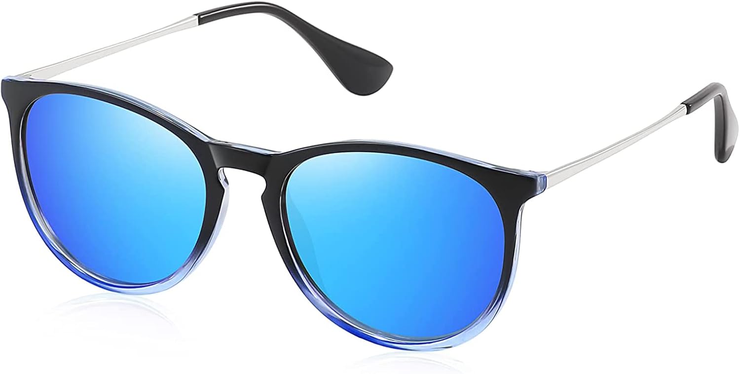 Поляризованные солнцезащитные очки CHBP для женщин и мужчин - модный винтажный классический ретро-стиль 2025 года с круглыми зеркальными линзами. Дизайнерский стиль, 1pack-black Clear Frame Blue Lens
Поляризованные солнцезащитные очки CHBP для женщин и мужчин - модный винтажный классический ретро-стиль 2025 года с круглыми зеркальными линзами. Дизайнерский стиль, 1pack-black Clear Frame Blue Lens