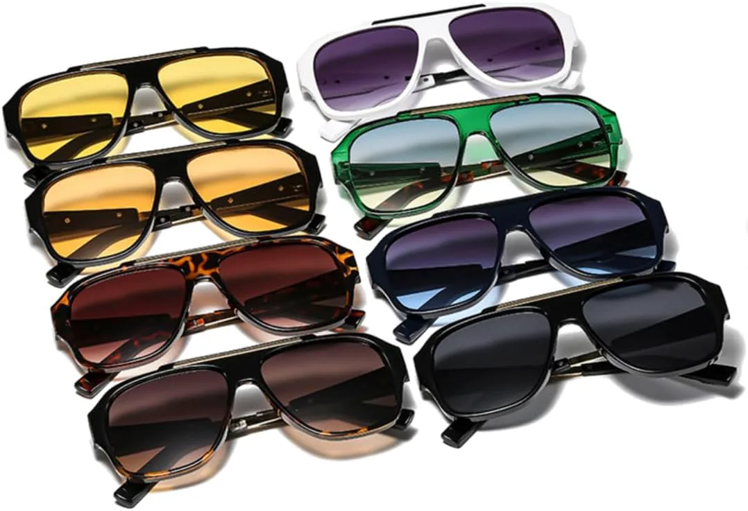 Модные солнцезащитные очки с заклепками для женщин, защита от УФ-излучения UV400, ретро-стиль, градиентный дизайн, для мужчин в стиле панк HHZZYVY, Black Orange
Модные солнцезащитные очки с заклепками для женщин, защита от УФ-излучения UV400, ретро-стиль, градиентный дизайн, для мужчин в стиле панк HHZZYVY, Black Orange