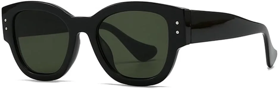 Ретро солнцезащитные очки для женщин с заклепками, градиентные линзы, защита от УФ-излучения UV400, мужские солнцезащитные очки в стиле панк HDUBFY, Black Dark Green
Ретро солнцезащитные очки для женщин с заклепками, градиентные линзы, защита от УФ-излучения UV400, мужские солнцезащитные очки в стиле панк HDUBFY, Black Dark Green