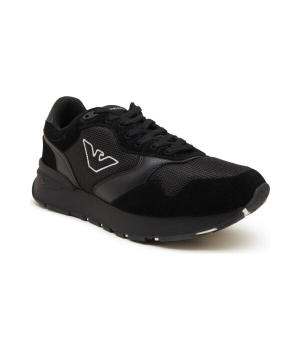 Кроссовки мужские Emporio Armani кожаные комбинированные, черный
Кроссовки мужские Emporio Armani кожаные комбинированные, черный