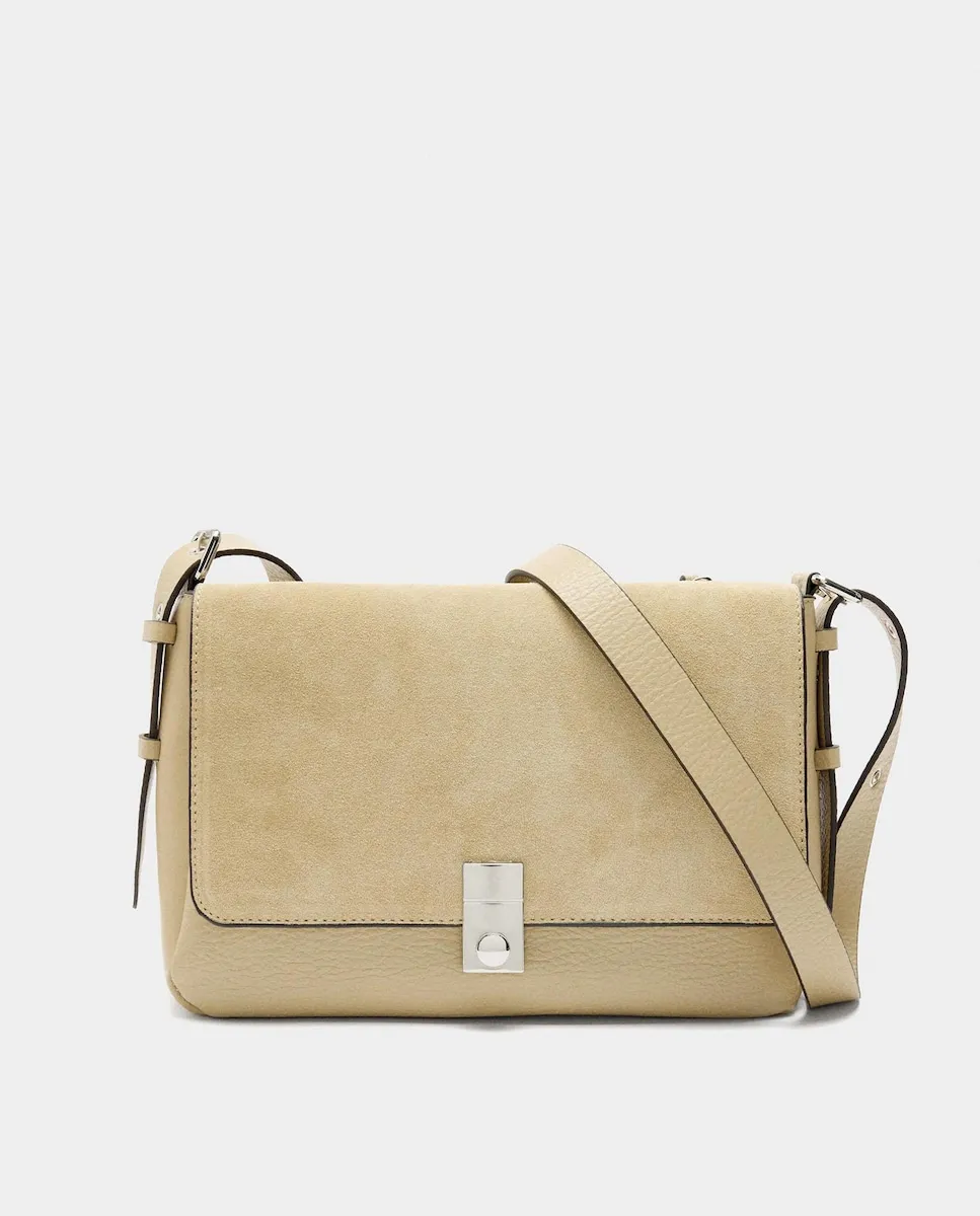 Женская сумка с клапаном и молнией из однотонной ткани Parfois, кремовый
Женская сумка с клапаном и молнией из однотонной ткани Parfois, кремовый