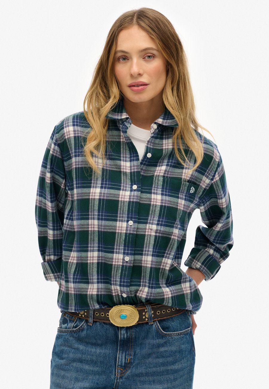 Блуза Superdry & Co Button-down blouse, Green Mix Check/Green
Блуза Superdry & Co Button-down blouse, Green Mix Check/Green