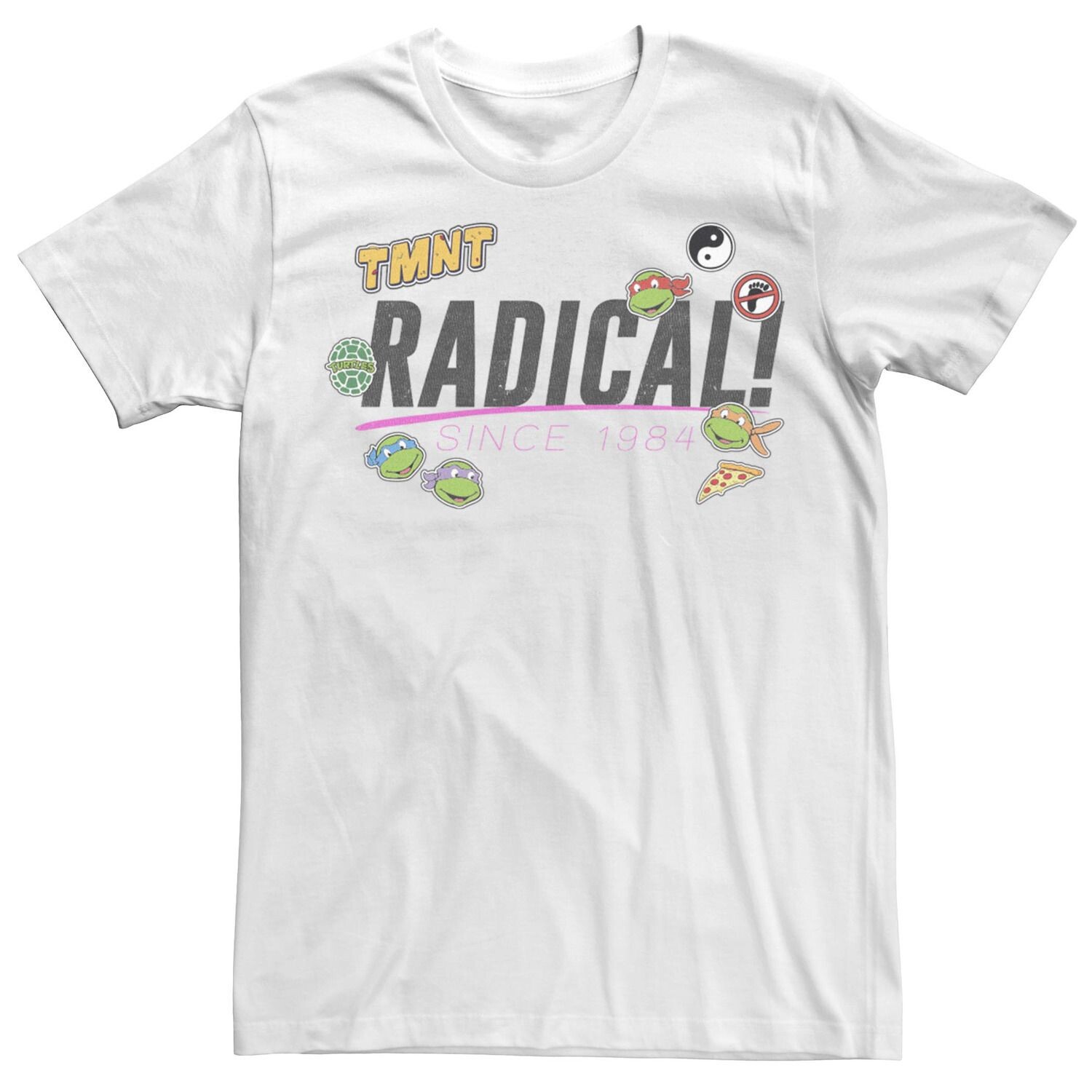 Мужские Черепашки Ниндзя Радикальные! Футболка с короткими рукавами и нашивками-коллажами Licensed Character
Мужские Черепашки Ниндзя Радикальные! Футболка с короткими рукавами и нашивками-коллажами Licensed Character