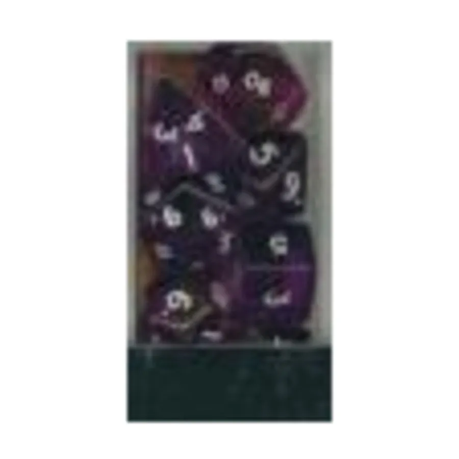 Полиэфирный комплект Фиолетовый с белым (7), Dice - Translucent, 16mm (Crystal Caste)
Полиэфирный комплект Фиолетовый с белым (7), Dice - Translucent, 16mm (Crystal Caste)