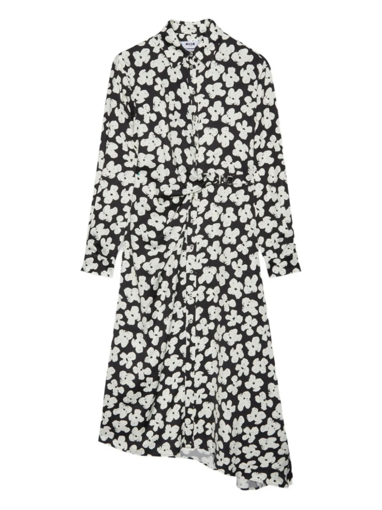 Платье миди с цветочным принтом MSGM, черный
Платье миди с цветочным принтом MSGM, черный