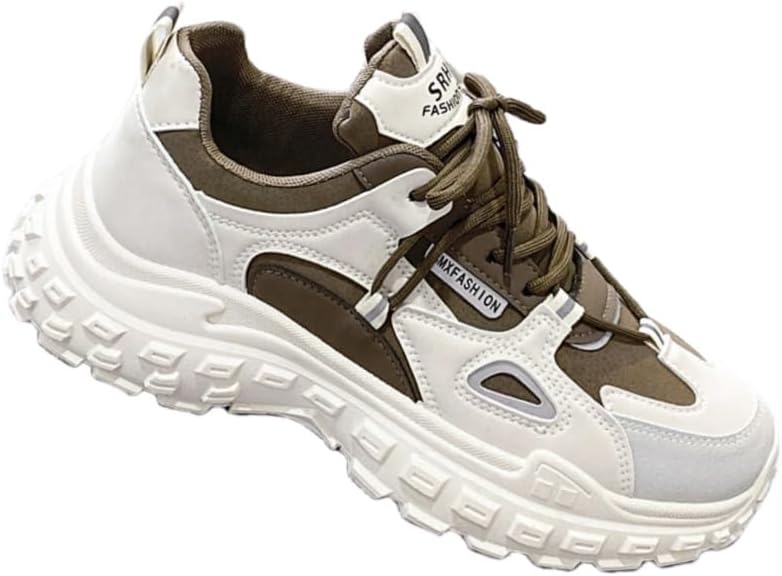 Мужские спортивные кроссовки с толстой подошвой, противоскользящей резиновой подошвой, дышащие и удобные, подходят для активного отдыха, повседневного использования, тренировок и бега Fmshi, хаки
Мужские спортивные кроссовки с толстой подошвой, противоскользящей резиновой подошвой, дышащие и удобные, подходят для активного отдыха, повседневного использования, тренировок и бега Fmshi, хаки