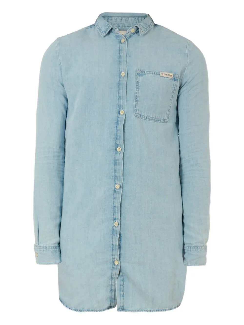 Рубашка с длинными рукавами и нагрудным карманом Calvin Klein Kids, синий
Рубашка с длинными рукавами и нагрудным карманом Calvin Klein Kids, синий