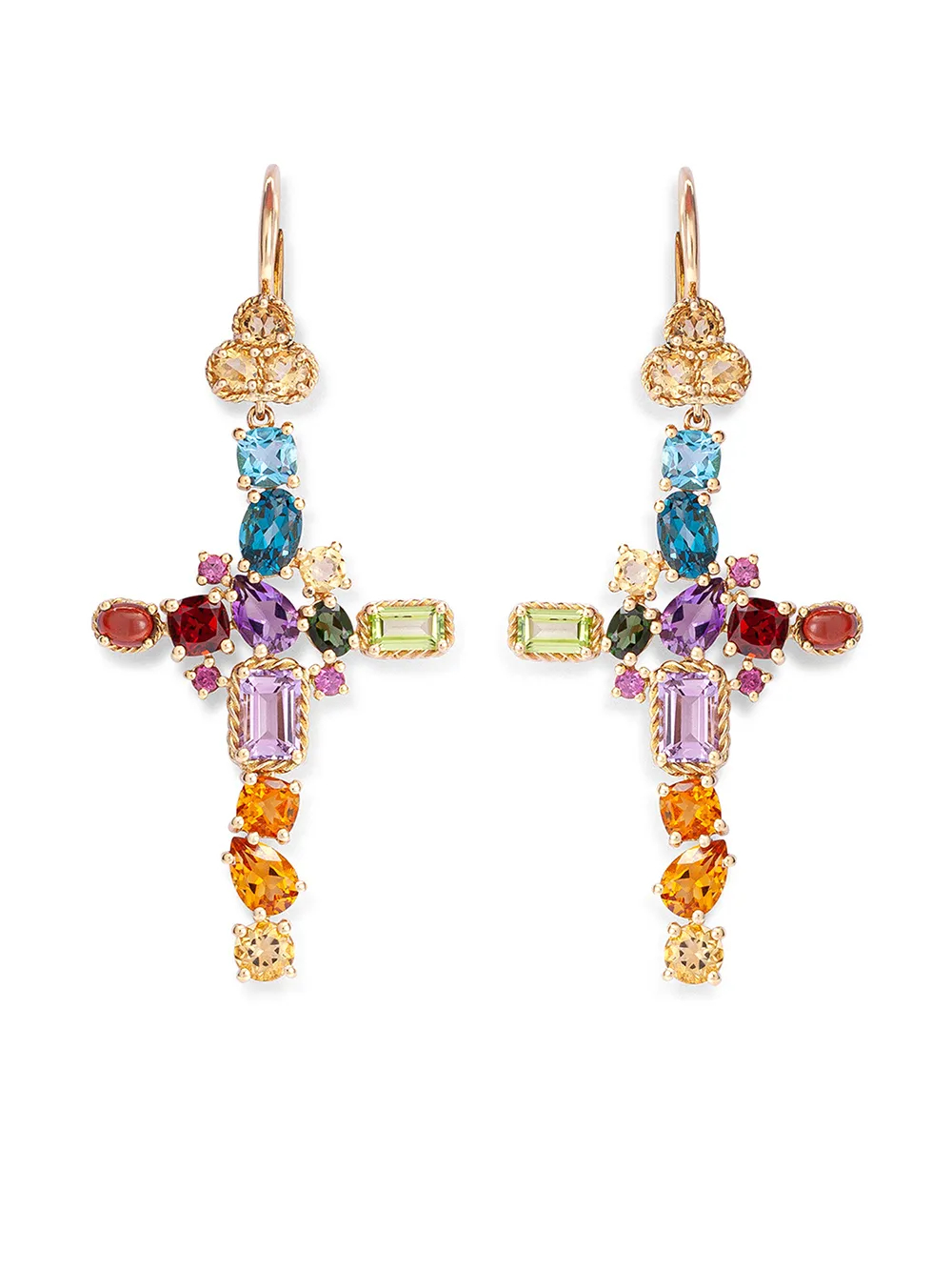 Серьги из желтого золота с камнями DOLCE & GABBANA, золотой
Серьги из желтого золота с камнями DOLCE & GABBANA, золотой