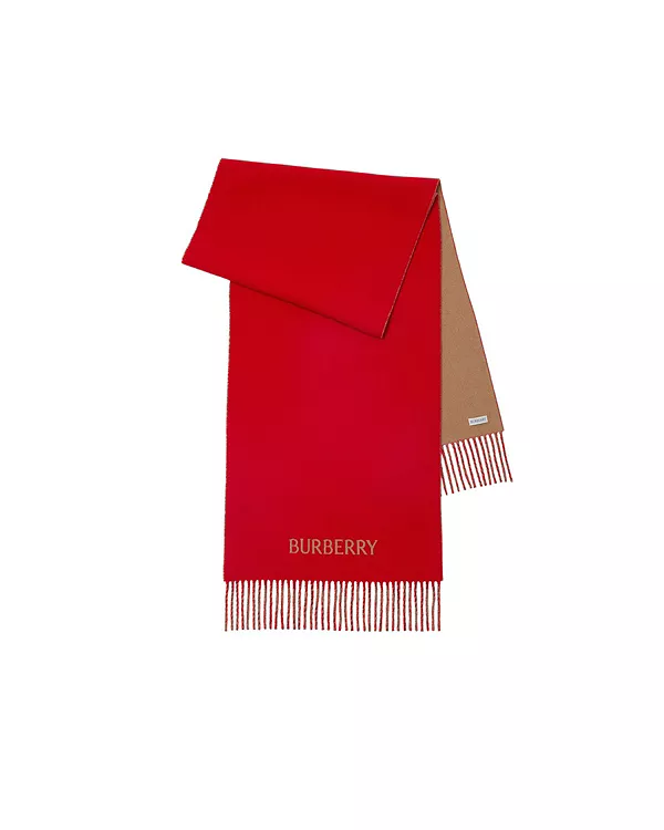 Двусторонний кашемировый шарф EKD Burberry, красный
Двусторонний кашемировый шарф EKD Burberry, красный