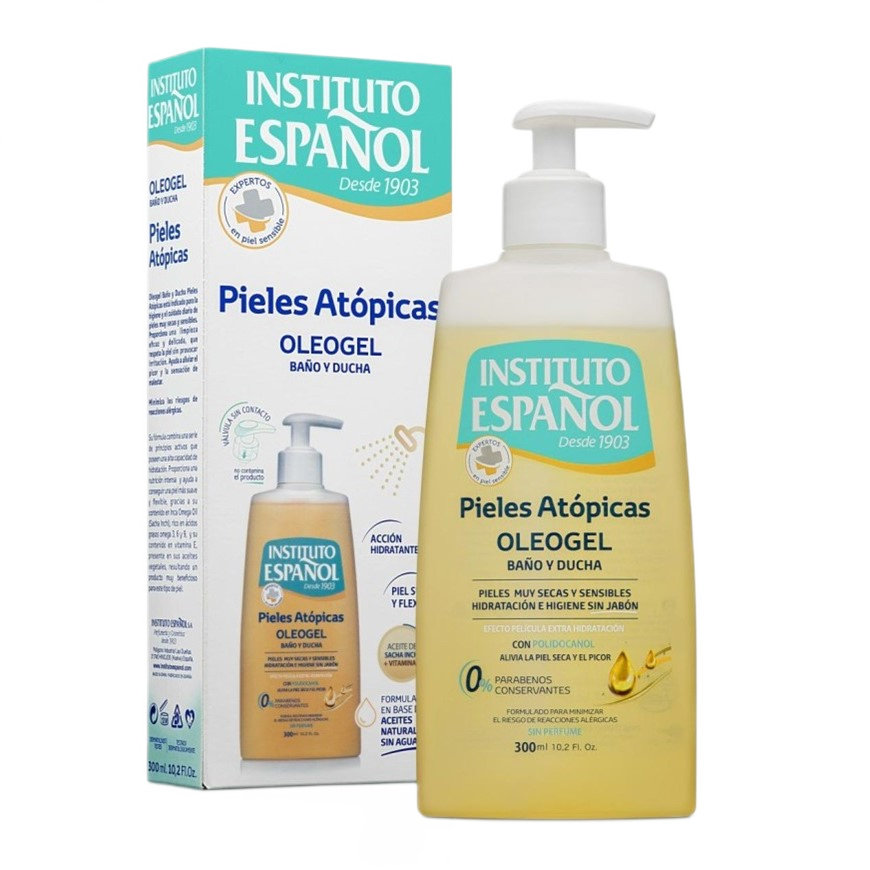 Instituto Español Atopic Skin жирный очищающий гель 300 мл
Instituto Español Atopic Skin жирный очищающий гель 300 мл